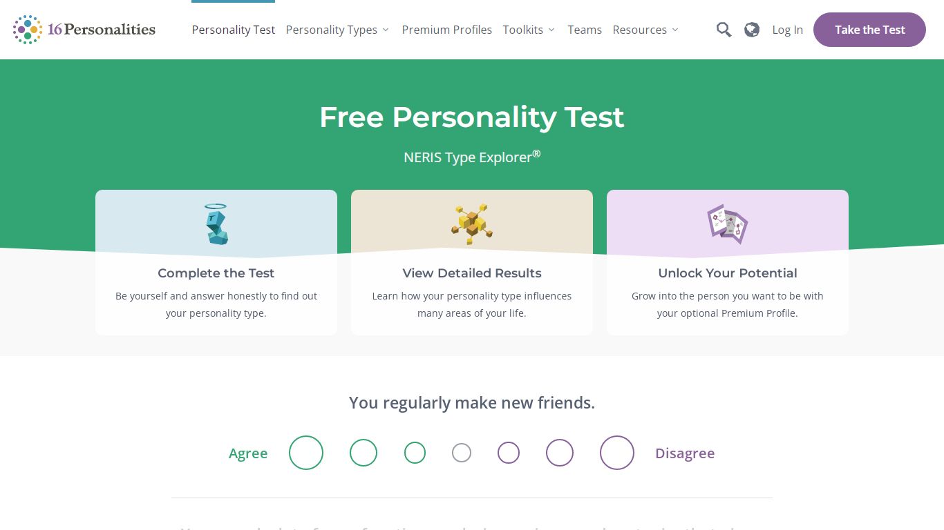 Free Personality Test | 16Personalities